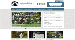 Desktop Screenshot of nesmithlibrary.org